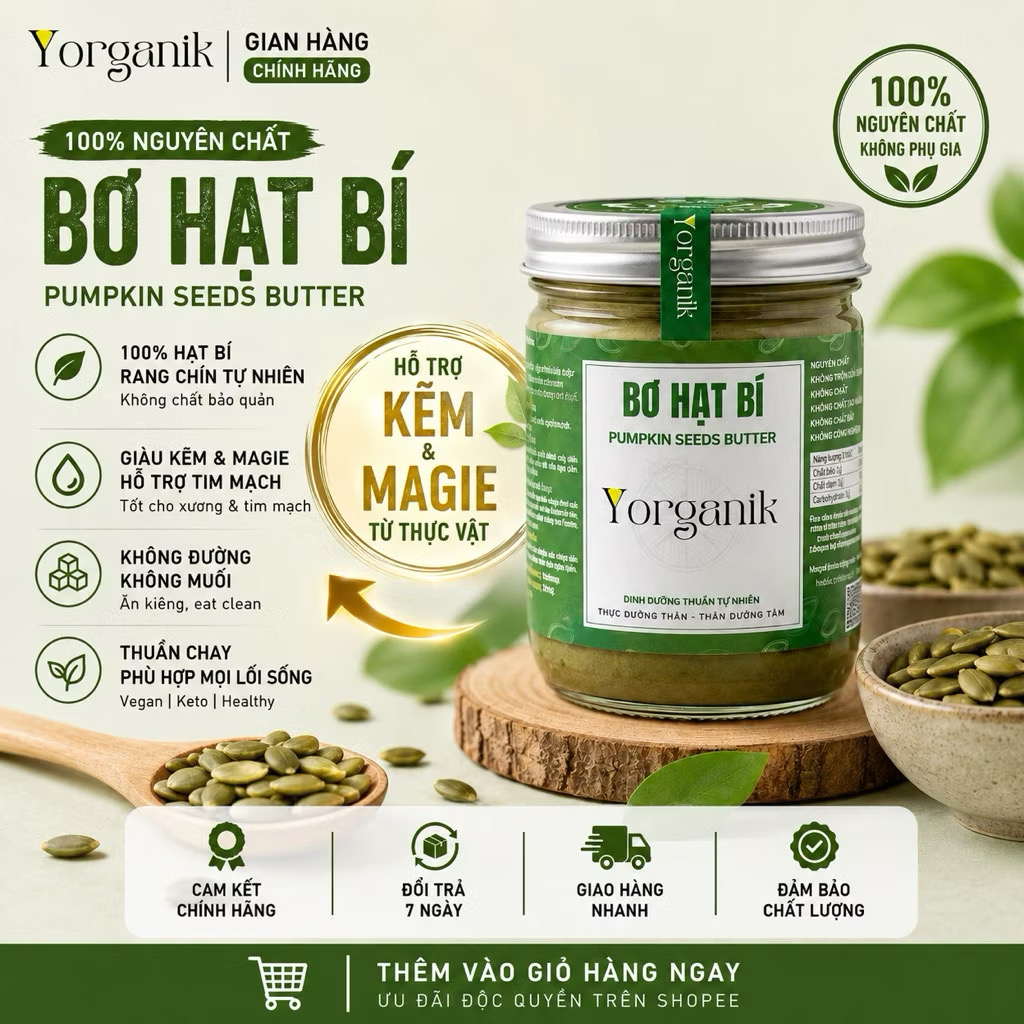 BƠ HẠT BÍ TẨY GIUN
